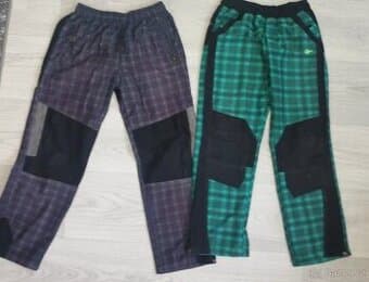 2x kalhoty, vel. 140