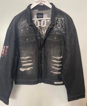 Pánská stylová riflová bunda