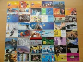 Prodám telefonní karty.