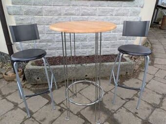 Prodám barový stolek a židle