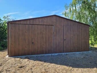 Plechová garáž 6x5 m