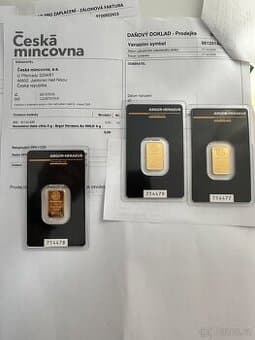 Zlatý slitky ,zlato