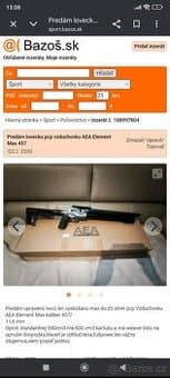 Predám pcp vzduchovku AEA Element Max