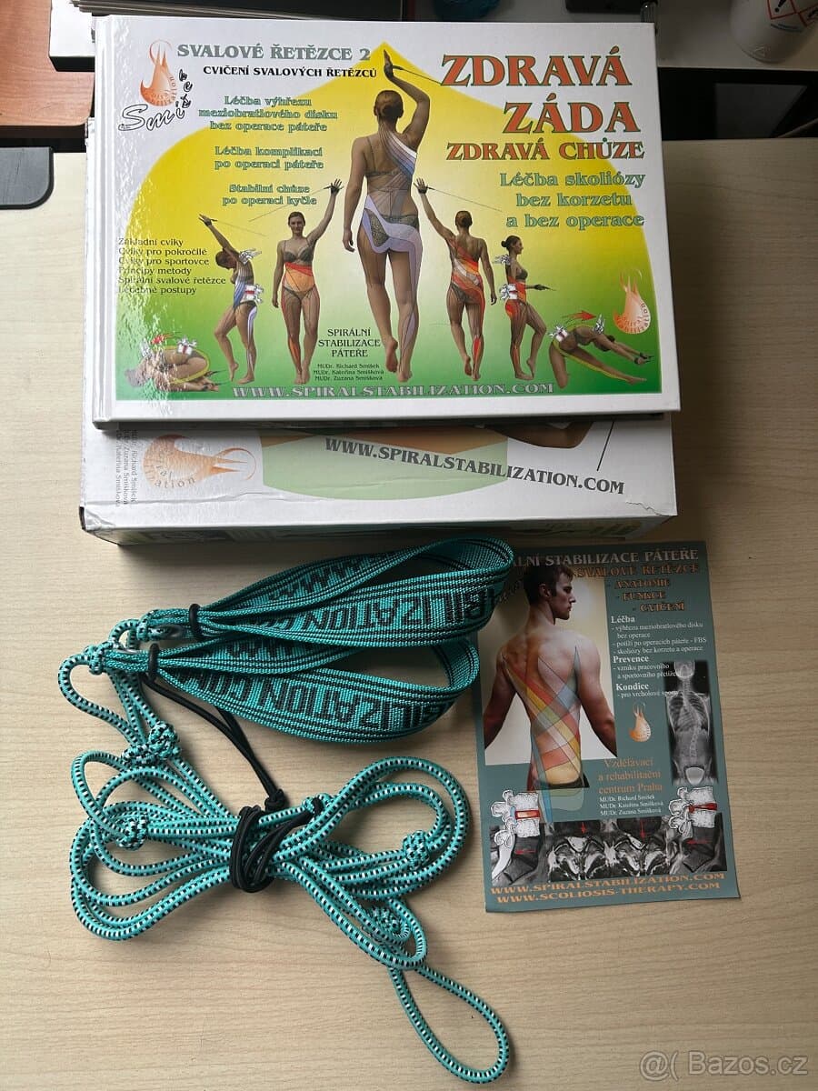 MUDr. Smíšek SM cvičební set - kniha + lano (NOVÉ)