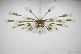 Obrovský retro lustr Sputnik