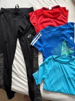 8 ks sportovní oblečení 162-168 vel vše za 300
