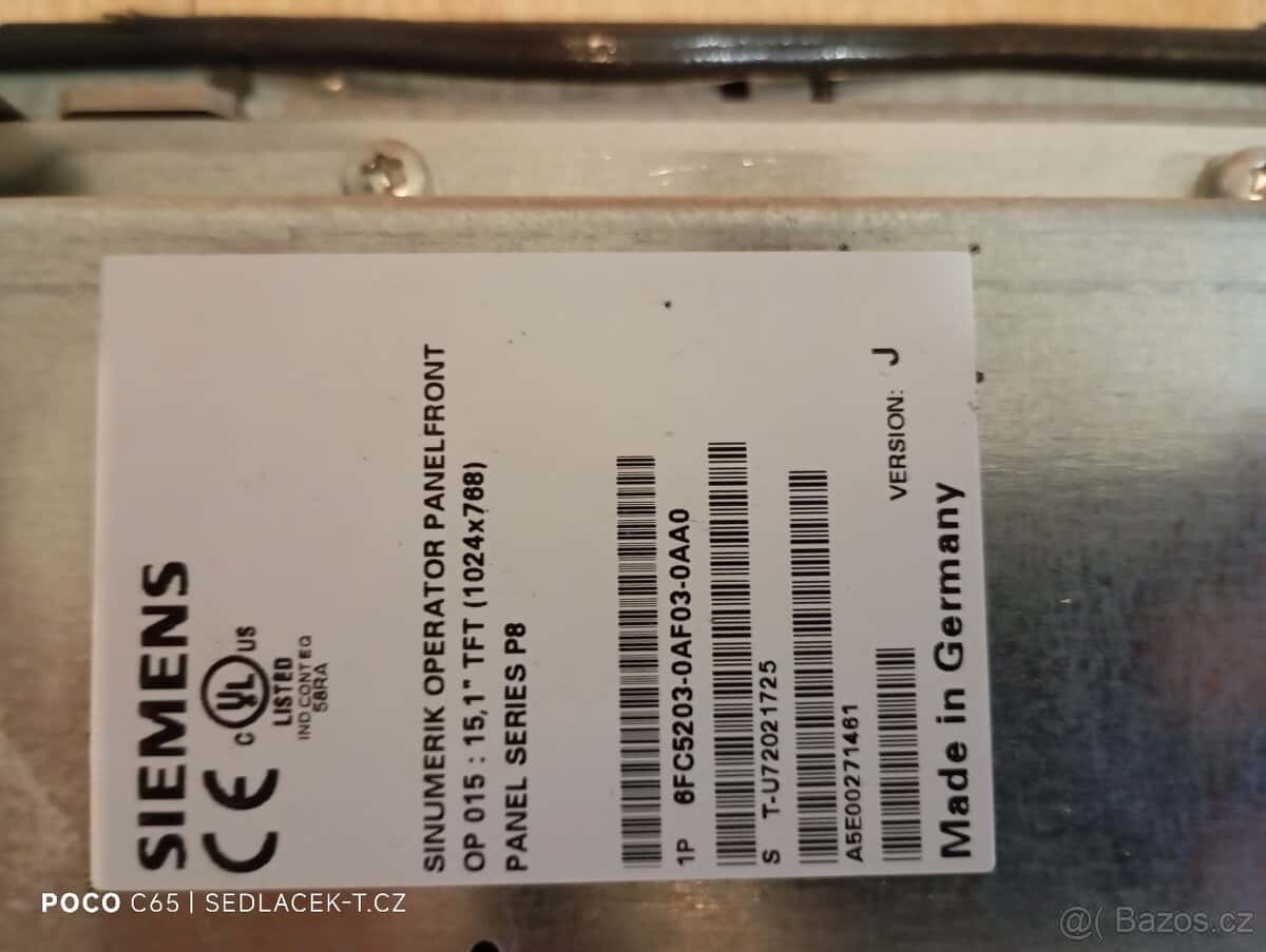 Siemens Sinumerik Operator Panelfront OP015 2