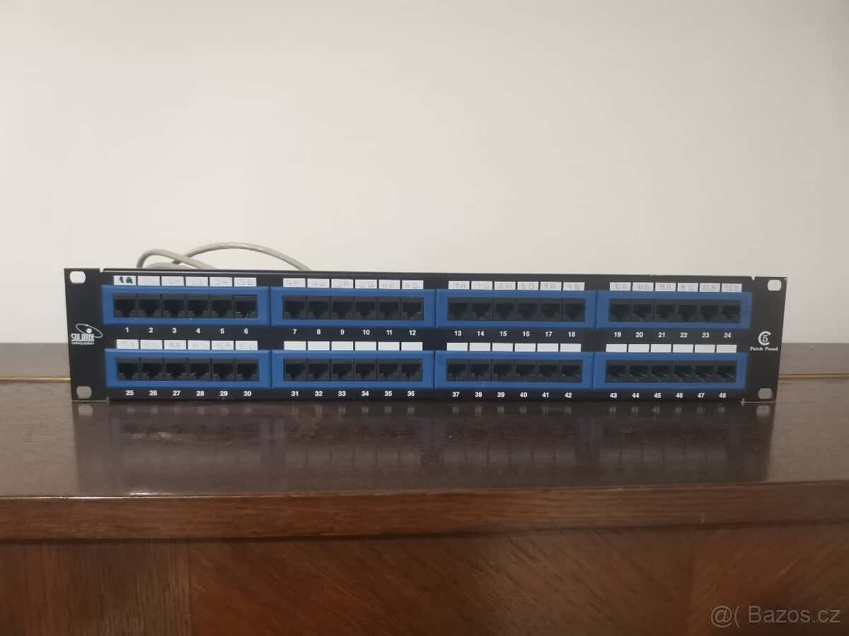 Patch panel 48 portů cat. 5 1