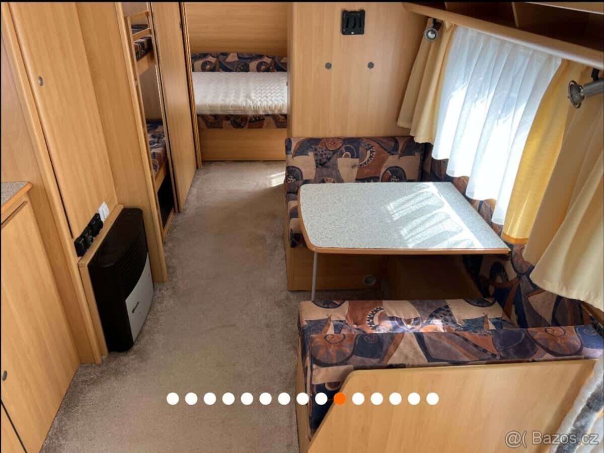 Karavan Dethleffs 650 - 2osy, předstan 10