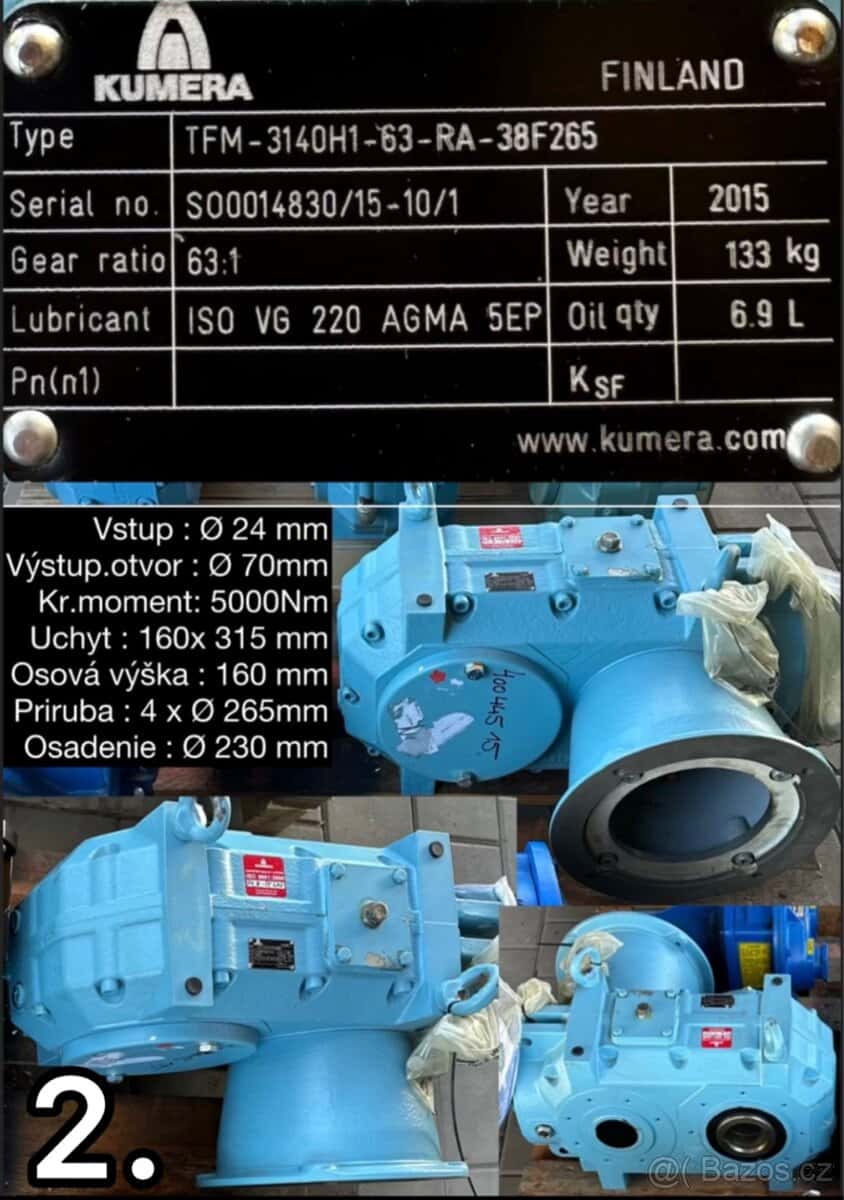 Převodovky KUMERA 3