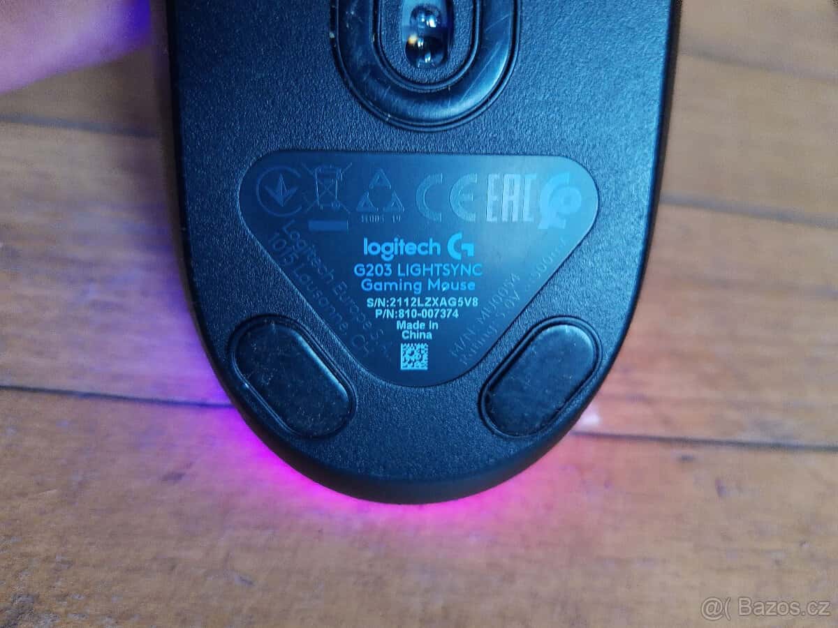 Logitech G203 Lightsync - černá 3