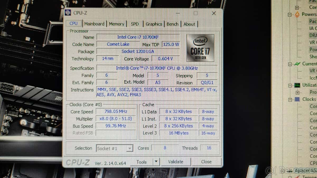Intel Core i7-10700KF 3