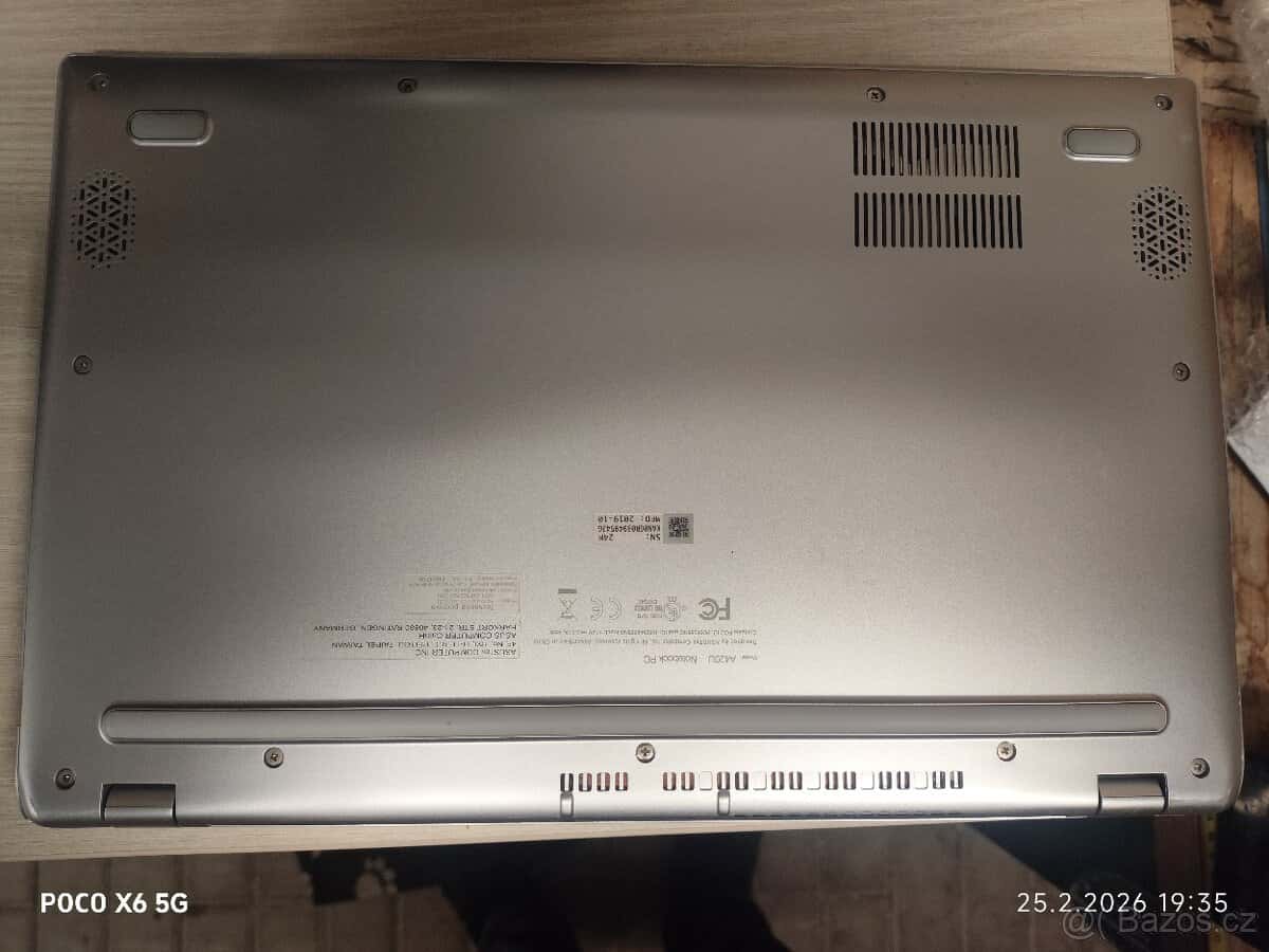 Notebook Asus Intel i3 7gen 6